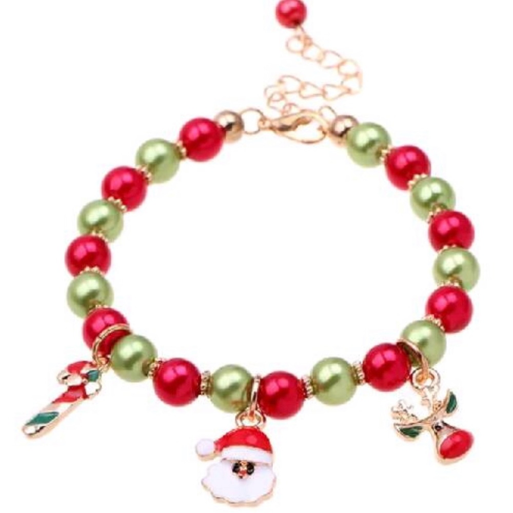2/$10 🎁🎄Cute Christmas Charm Bracelet Gift 🎁🎄